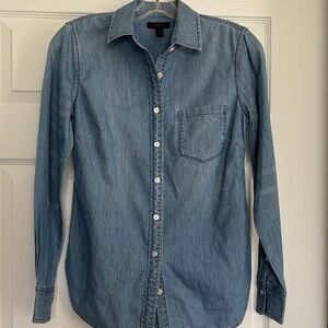 J. Crew Women’s Casual Denim Button Down Shirt